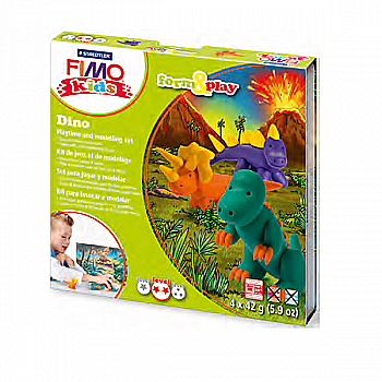 Набір Fimo kids, Динозавр, 4 шт Набір Fimo kids, Динозавр, 4 шт