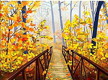 Картина по номерам 40*50 см "Осень", 6383EOTG_B Картина по номерам 40*50 см "Осень", 6383EOTG_B