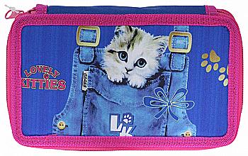 Пенал "Kitty LK", 3 від., 99704, Class Пенал "Kitty LK", 3 від., 99704, Class