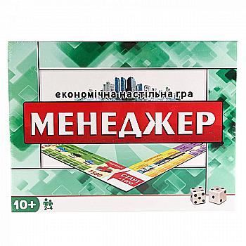 Гра настільна "Менеджер" (укр) 30453, ТМ "Strateg" Гра настільна "Менеджер" (укр) 30453, ТМ "Strateg"