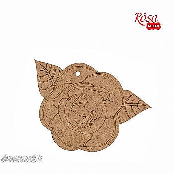 Заготівка Троянда 1, ДВП, 8*8 см, 1 шт, Rosa Talent (5)