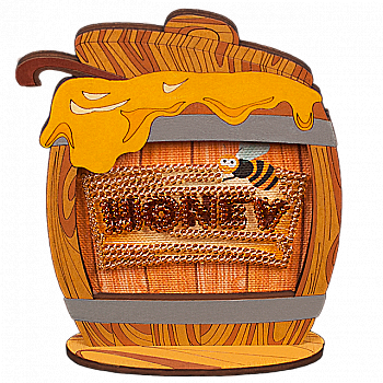 Магніт для вишивання бісером з фігурною рамкою, FLD-025