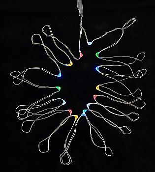 Электрогирлянда Yes! Fun LED-нить, 15 ламп, многоцветная, 1,60 м., 1 реж.мигания, серебрян.провод., 801116 Электрогирлянда Yes! Fun LED-нить, 15 ламп, многоцветная, 1,60 м., 1 реж.мигания, серебрян.провод., 801116