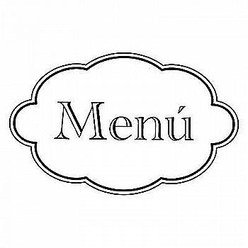 Штамп Menu / Меню, ARTHF693 ТМ "Artemio"