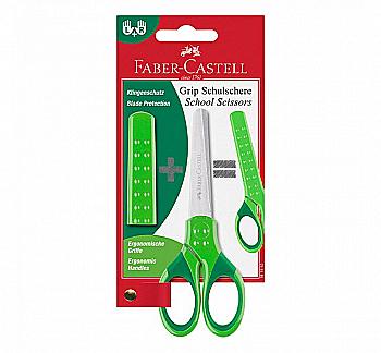 Ножницы детские "Faber-Castell" Grip зеленые, 181552 *** Ножницы детские "Faber-Castell" Grip зеленые, 181552 ***