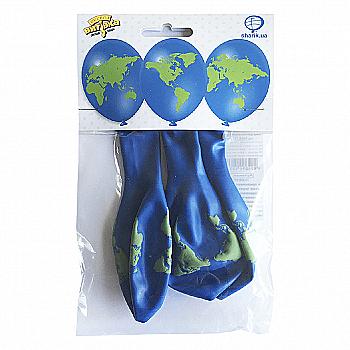 Набір кульок латексних "Планета" 3од., 1111-5477