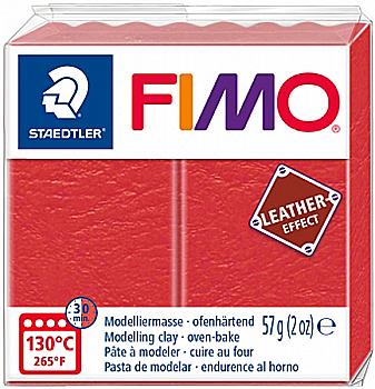Пластика Leather-effect, Кавун, 57 г, Fimo Пластика Leather-effect, Кавун, 57 г, Fimo