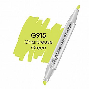 Маркер двухсторонний Chartreuse Green - Шартрез зеленый, G915, 99IDEAS Маркер двухсторонний Chartreuse Green - Шартрез зеленый, G915, 99IDEAS