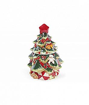 Банка керамічна "Ялинка" 30,5 см, 827-419 Банка керамічна "Ялинка" 30,5 см, 827-419