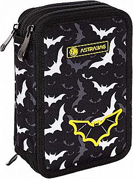 Пенал з наповненням Astrabag AC31 "Night bats", 3 відділення, 503022018 Пенал з наповненням Astrabag AC31 "Night bats", 3 відділення, 503022018