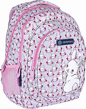 Рюкзак школьный АВ330 3 отд. "Sweet Bunny", Astrabag, 502021561 Рюкзак школьный АВ330 3 отд. "Sweet Bunny", Astrabag, 502021561