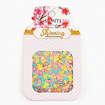 Мікро-паєтки "Hearts mix" 12 г, 741489