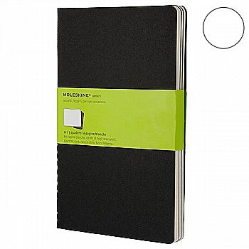 Записник Чорний середній нелінований, Moleskine Cahier, QP318 Записник Чорний середній нелінований, Moleskine Cahier, QP318