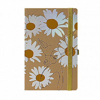 Книга записная Nature на резинке, 136х207мм, 96 л., кл., офсет крем., тв.лам.обл., песочная, BM.255108-22 Книга записная Nature на резинке, 136х207мм, 96 л., кл., офсет крем., тв.лам.обл., песочная, BM.255108-22