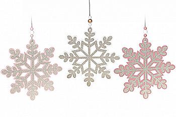 Декор подвесной "Снежинка" 24 см, 738-182 Декор подвесной "Снежинка" 24 см, 738-182