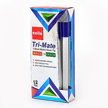 Ручка кульк./масл. "Tri-Mate" 1,0 мм синя, 411758 CELLO Ручка кульк./масл. "Tri-Mate" 1,0 мм синя, 411758 CELLO