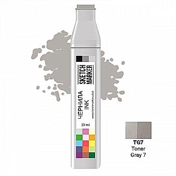 Чернила для заправки маркера SKETCHMARKER, 20 мл, Тонированный серый 7, SI-TG7 Чернила для заправки маркера SKETCHMARKER, 20 мл, Тонированный серый 7, SI-TG7