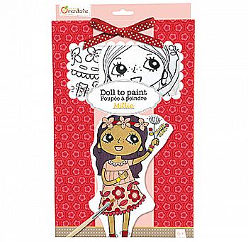 Набір для творчості з фарбами "Лялька Міллі", PP027C