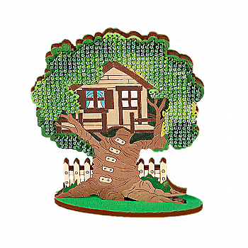 Набір для вишивання бісером по дереву, FLK-017