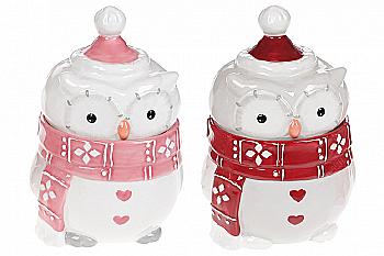 Банка керамічна "Мудра Сова" 350 мл, 834-308 Банка керамічна "Мудра Сова" 350 мл, 834-308