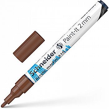 Маркер акриловий Schneider Paint-it 310, 2 мм, коричневий, S120107 Маркер акриловий Schneider Paint-it 310, 2 мм, коричневий, S120107