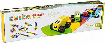 Конструктор дерев`яний Cubika "Кольорові гонки", 14859 Конструктор дерев`яний Cubika "Кольорові гонки", 14859