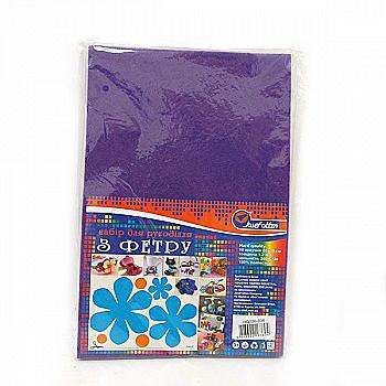 Фетр листовий А4 HARD 200GSM 1,2 мм фіолетовий, HQ200-036