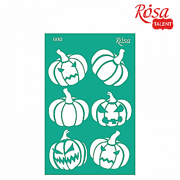 Трафарет самоклеящийся 13*20 см №600 Halloween, Rosa Talent Трафарет самоклеящийся 13*20 см №600 Halloween, Rosa Talent