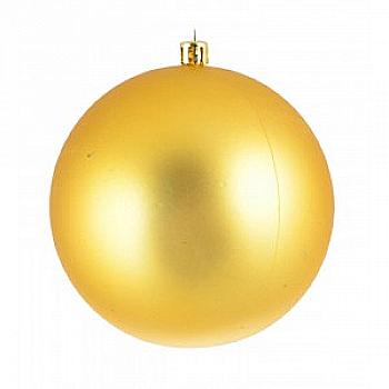 Шар d-10 cм, золотой матовый, 972615