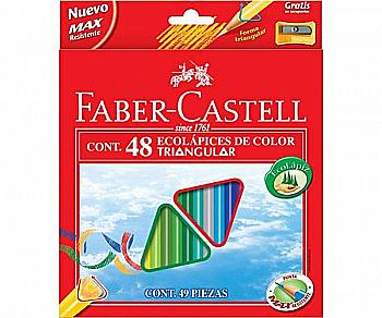 Олівці 48 кол. чинка тригранна 120548, Faber-Castell Олівці 48 кол. чинка тригранна 120548, Faber-Castell
