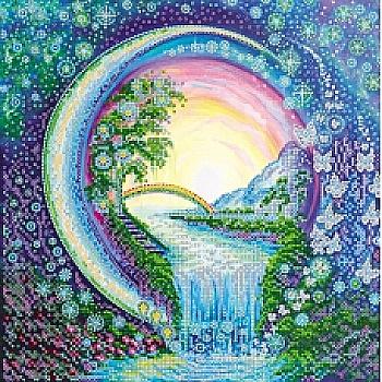 Схема для вишивки бісером "Політ кришталевих бризок", AC-348 Схема для вишивки бісером "Політ кришталевих бризок", AC-348