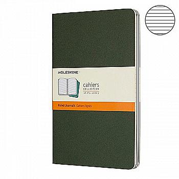 Записник Зелений середній лінійка, Moleskine Cahier, CH016K15 Записник Зелений середній лінійка, Moleskine Cahier, CH016K15