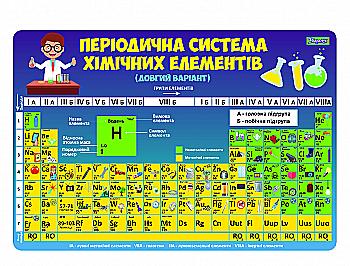 Підкладка для столу дитяча 1В "Таблиця Менделєєва", 491473 Підкладка для столу дитяча 1В "Таблиця Менделєєва", 491473