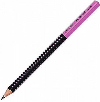 Олівець Faber Jumbo Grip 2=HB, чорн-рожев. 511911 Faber-Castell Олівець Faber Jumbo Grip 2=HB, чорн-рожев. 511911 Faber-Castell