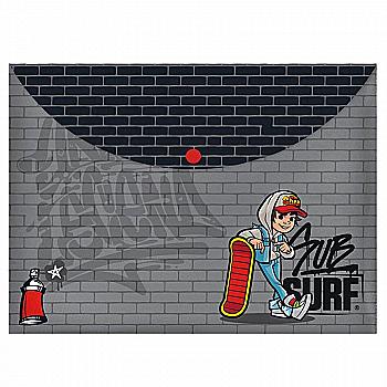 Папка-конверт на кнопці А4 "SubSurf", 491757 Yes