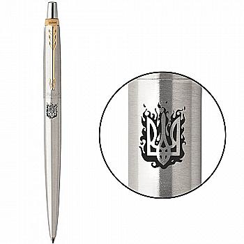Ручка шарик. Jotter сталь с поз. Parker Огненый Трезуб, 16032_T031b Ручка шарик. Jotter сталь с поз. Parker Огненый Трезуб, 16032_T031b