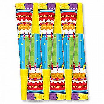 Горн Торт Birthday 6 шт, 1501-1148