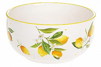Пиала керамическая "Сочные лимоны" 600 мл, DM045-Y