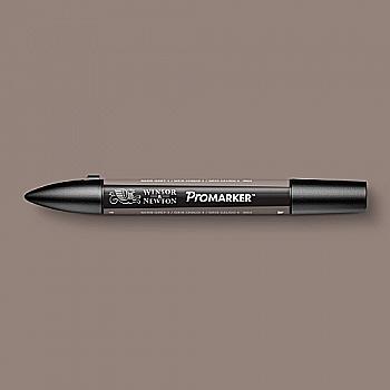 Маркер двосторонній, Promarker, W&N, Сірий теплий-4 WG4 Маркер двосторонній, Promarker, W&N, Сірий теплий-4 WG4