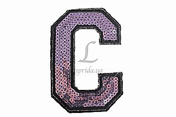 Фурнитура из пайеток Буква "C", 5-29976