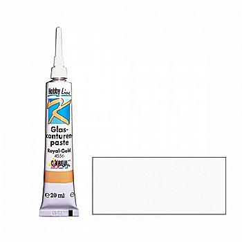 Контур по склу Hobby Line 20 мл, Білий, KR-4554 Kreul Контур по склу Hobby Line 20 мл, Білий, KR-4554 Kreul