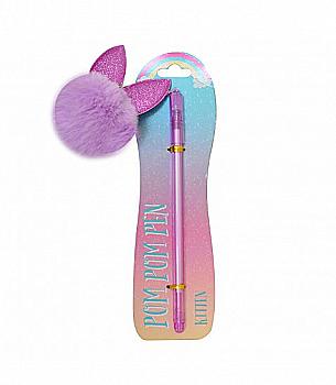 Ручка-пушистик шарик. "Kitten" синяя, 411929 Yes