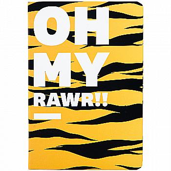 Книга записна Animals Talk (Tiger), А5, 96 арк. кліт., тв. обк, 8450-01-A Книга записна Animals Talk (Tiger), А5, 96 арк. кліт., тв. обк, 8450-01-A