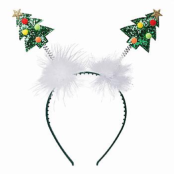 Обруч новорічний Novogod`ko "Ялинки на пружинках", 973751 Обруч новорічний Novogod`ko "Ялинки на пружинках", 973751