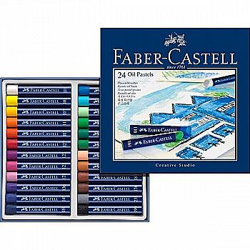 Пастель масляная 24 цвет. GOLDFABER, 127024 Faber-Castell