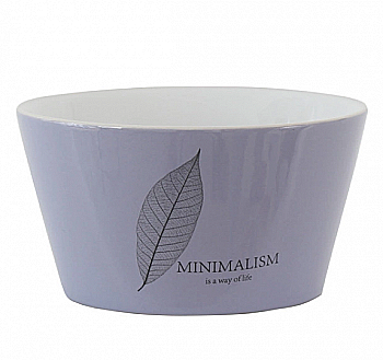 Салатник-піала Minimalism, 480 мл, фіолетовий, HTK-019 Limited Edition Салатник-піала Minimalism, 480 мл, фіолетовий, HTK-019 Limited Edition