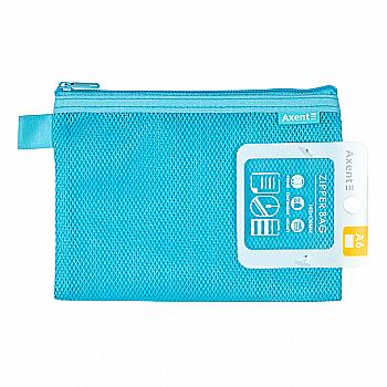 Папка на блискавці А6, Travel, блакитна 1443-07-A Папка на блискавці А6, Travel, блакитна 1443-07-A