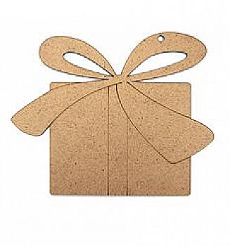 Заготовка Подарок, 1 шт, ДВП, 8*10*0,3 см
