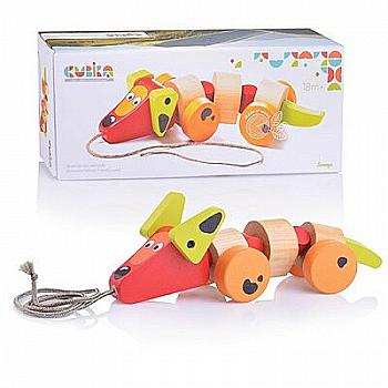 Дерев`яна іграшка Такса каталка, 13623 Дерев`яна іграшка Такса каталка, 13623