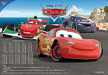 Підкладка для столу дитяча"Тачки 3" 50*35см 470251 Підкладка для столу дитяча"Тачки 3" 50*35см 470251